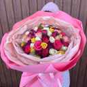 Букет «Ягодка Малинка» из роз