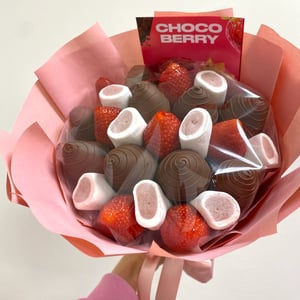 Букет из клубники Зефирка