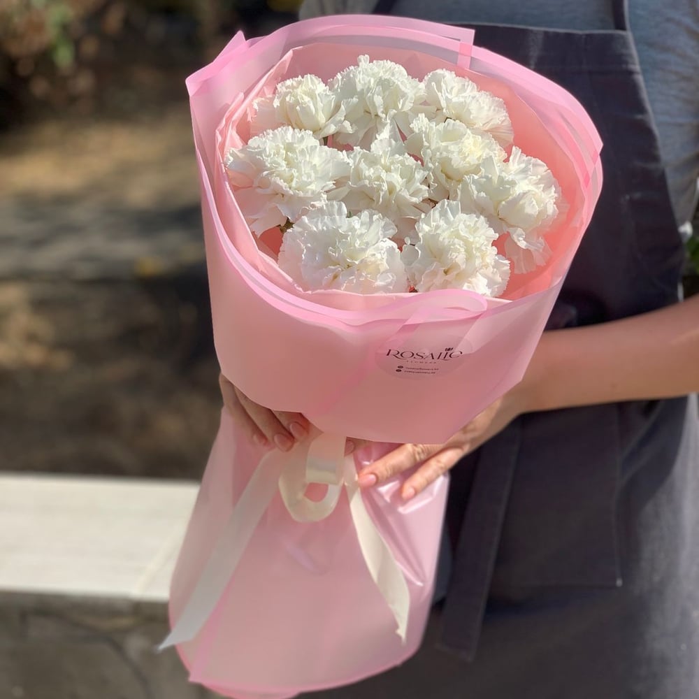 Букет Лео из гвоздик