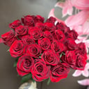 Монобукет из красных роз