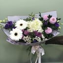 Букет «Париж» из хризантем и эустом