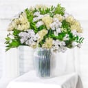 Букет «Ромашковое поле (экстра)» из хризантем