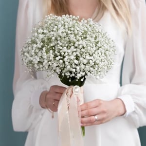 Букет невесты из гипсофилы