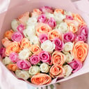 Букет «Микс 51 розы Кения»