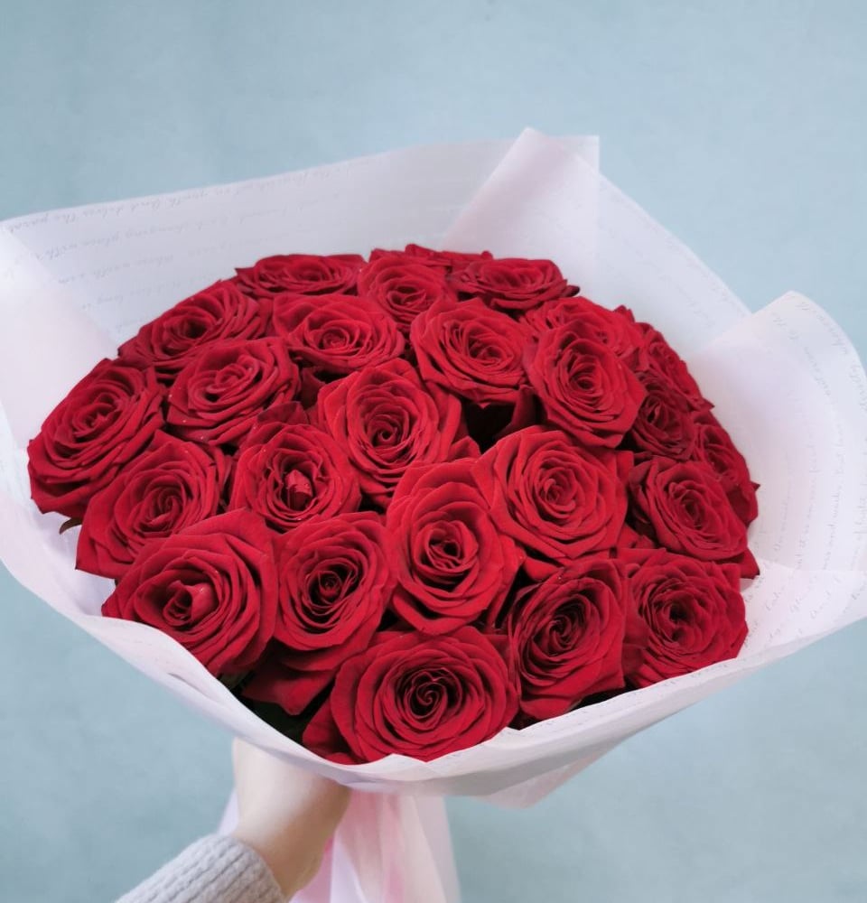 Букет из красных роз