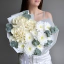 Букет «Розы и хризантемы "Моей любимой!"»