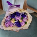 Букет «Гиацинтовое поле» из экзотических цветов