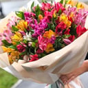 Букет «Летнее настроение» из альстромерий