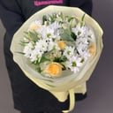 Букет «Микс» из роз и хризантем