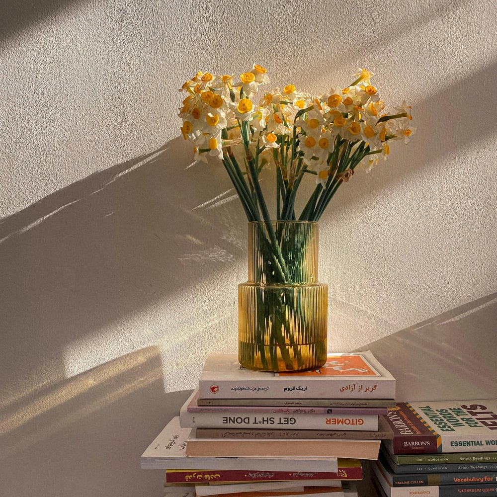 Fresh daffodils bouquet