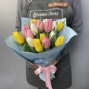 Букет «Ароматная весна» из тюльпанов