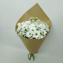 Букет ромашковых хризантем белый