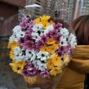 Букет «Яркие хризантемы»