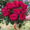 Букет «Тот тайный час, когда уходит осень» из роз