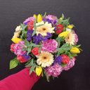 Майли из роз и тюльпанов