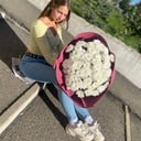 Букет «Нежный гигант» из хризантем