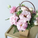 Коробка с цветами «Комплимент» из эустом