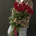 Букет «Элитная высокая эквадорская роза»