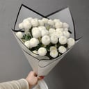 Букет «5 кустовых хризантем помпон»