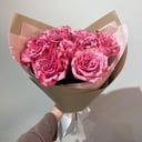 Букет с ажурными пионовидными розами