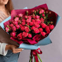 Букет «Из кустовых роз»