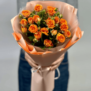 Букет «Яркое утро» из роз