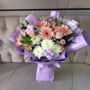 Букет «Герберы и хризантемы»