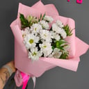 Букет «Милашка» из хризантем и альстромерий