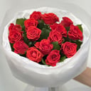 Букет из 15 алых роз