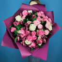 Букет Роз и Альстромерий