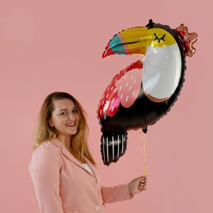 Фольгированный воздушный шар Тукан