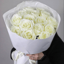 Букет белых роз