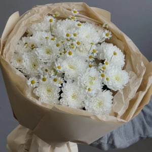 Букет с ромашками