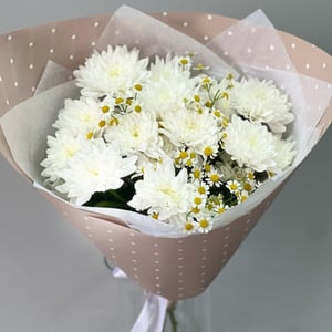 Букет «Летний день» из хризантем