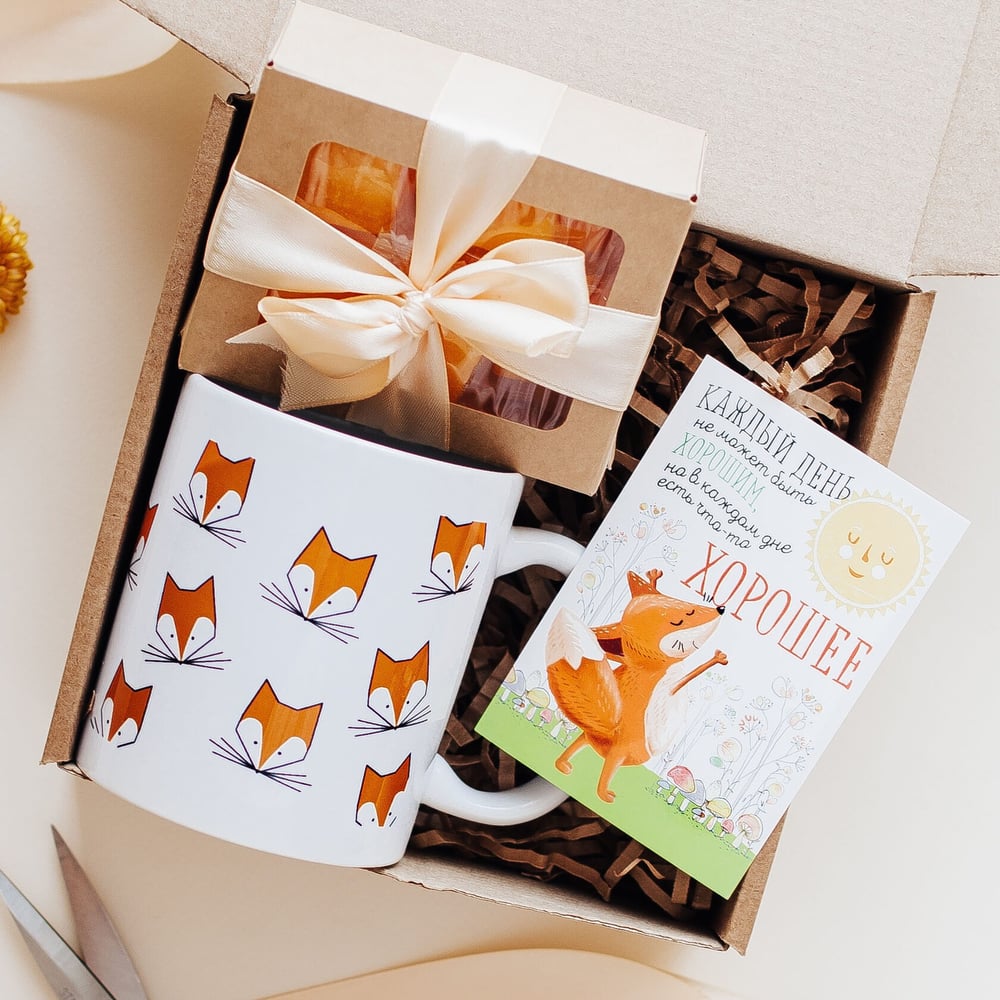 Подарочный набор "Комплимент лисичка"