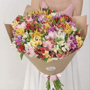 Букет из 35 альстромерий микс