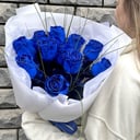 Букет из 11 синих роз Эквадор