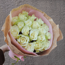 Букет из 19 небольших кенийских роз