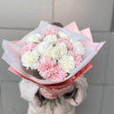 Букет «Родные просторы» из гвоздик