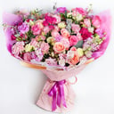 Букет «Этюд в розовых тонах»