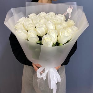 Букет из 25 белых роз2