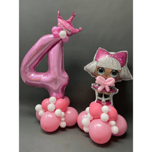 Набор шаров 387 -с цифрой 4