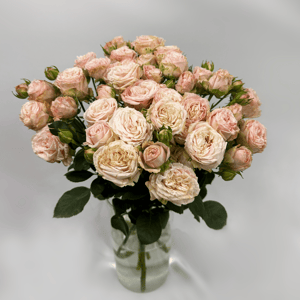 Букет «7 кустовых розовых роз»