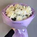 Букет "Комплемент" с белой розой