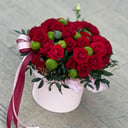 Коробка с цветами «Кустовая Роза»