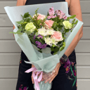 Букет Флоренция из роз и экзотических цветов