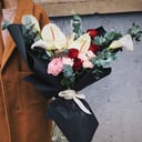 Букет "День X" из роз и калл