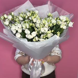 Букет из эустом 15 шт