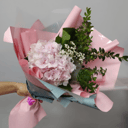 Букет «Мечта» из гортензий и гипсофил