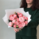 Букет «Пионовидные кустовые розы 9 шт»